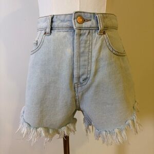 Wild Fable Women’s Denim Shorts – Size 0, Light Wash